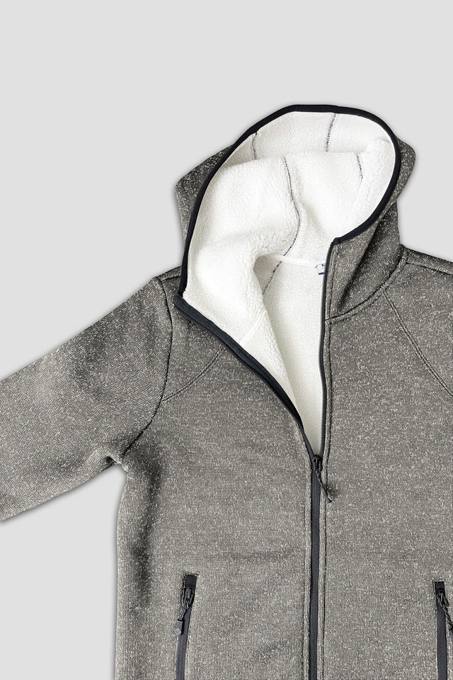 Felpa Uomo con cappuccio in maglia felpata