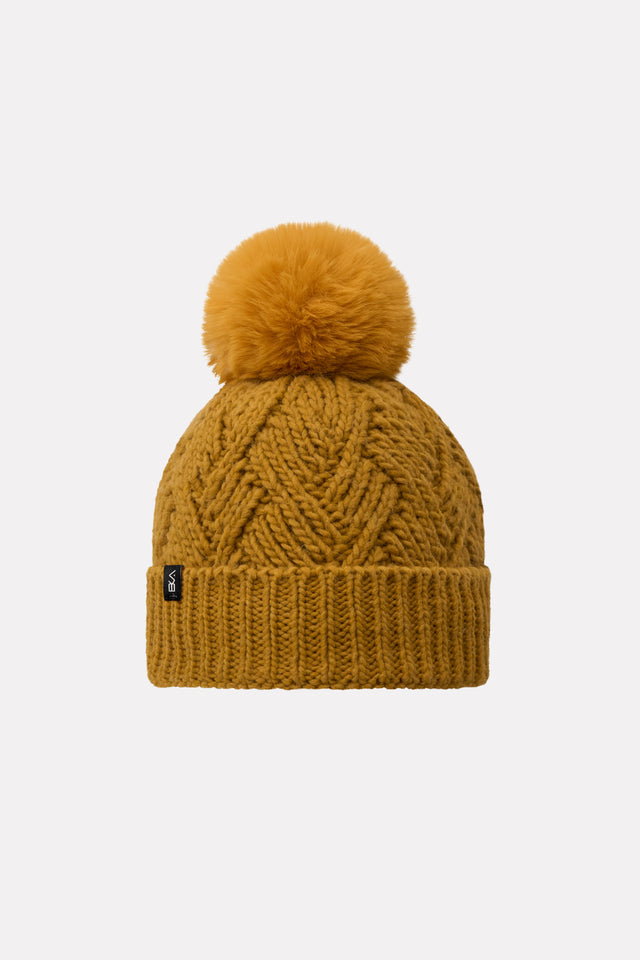 Berretto Donna Virna Eco Pon giallo