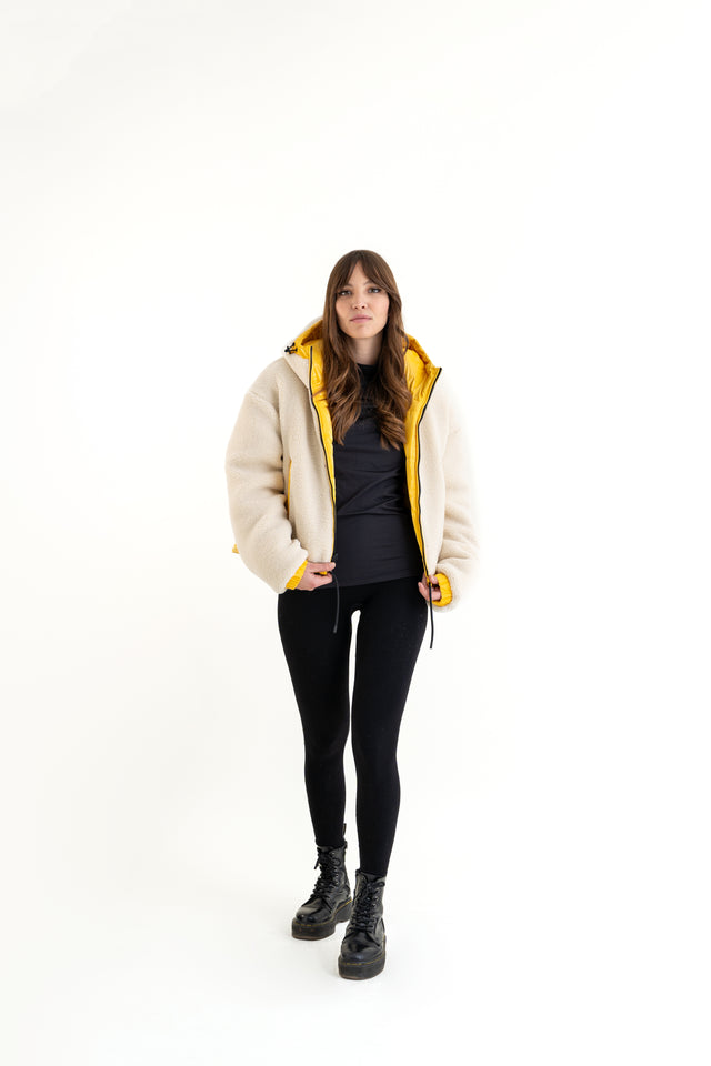 Giacca Donna Teddy Reversibile