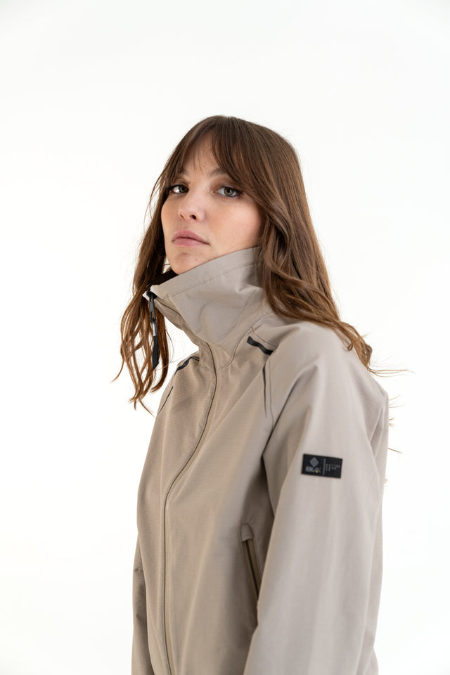 Felpa Donna tecnica con zip
