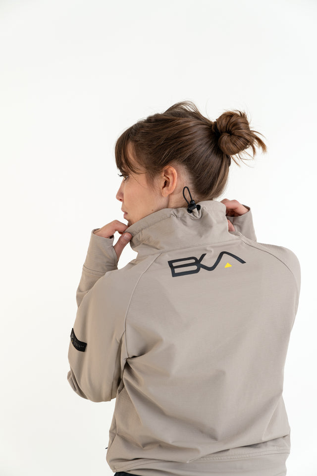 Felpa Donna tecnica con zip