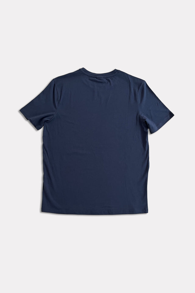 T-Shirt blu Uomo BKA Logo - retro