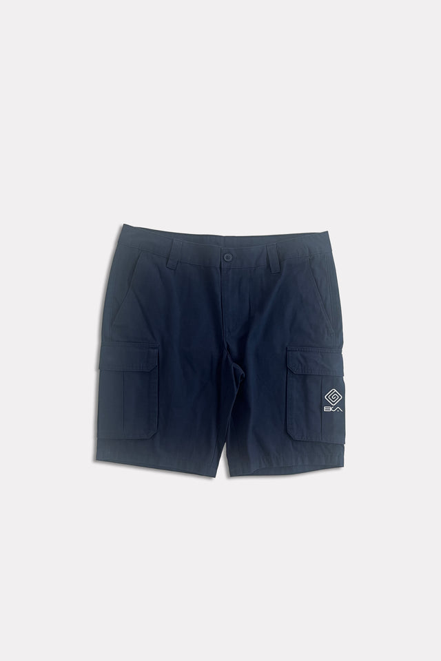 Bermuda Cargo in Cotone Twill - blu navy