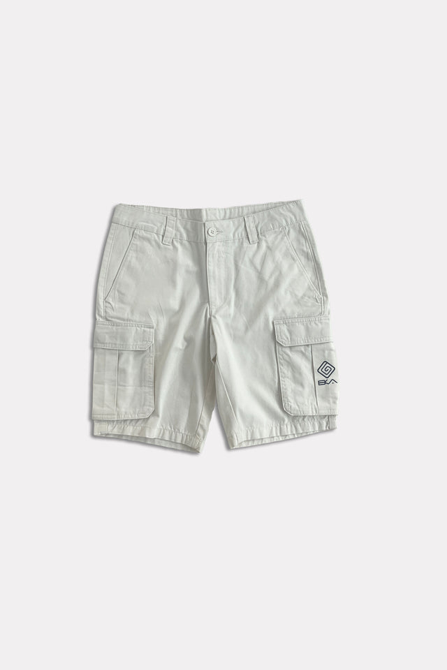 Bermuda Cargo in Cotone Twill - bianco