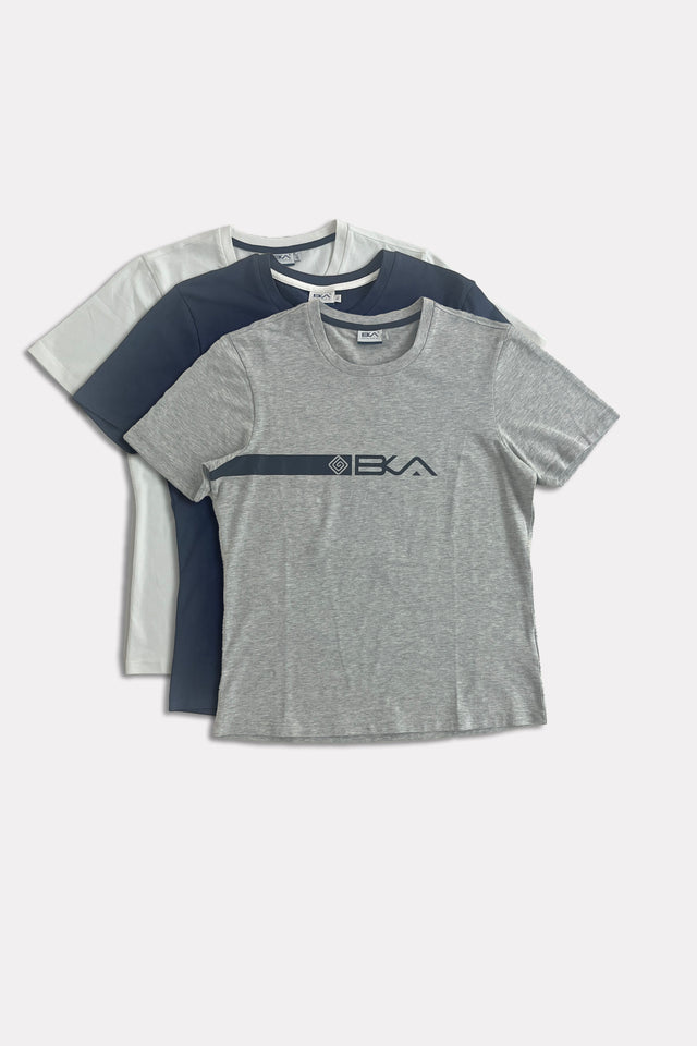 T-shirt Donna BKA logo in 3 colori
