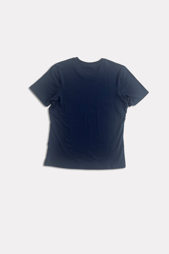 T-shirt Donna BKA logo blu navy dietro