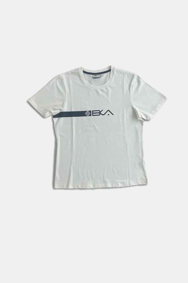 T-shirt Donna bianca BKA logo