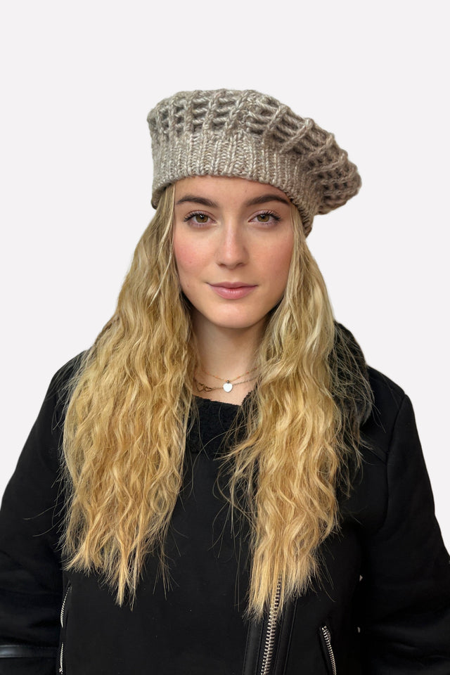 Basco Donna Miley Natural natural indossato fronte
