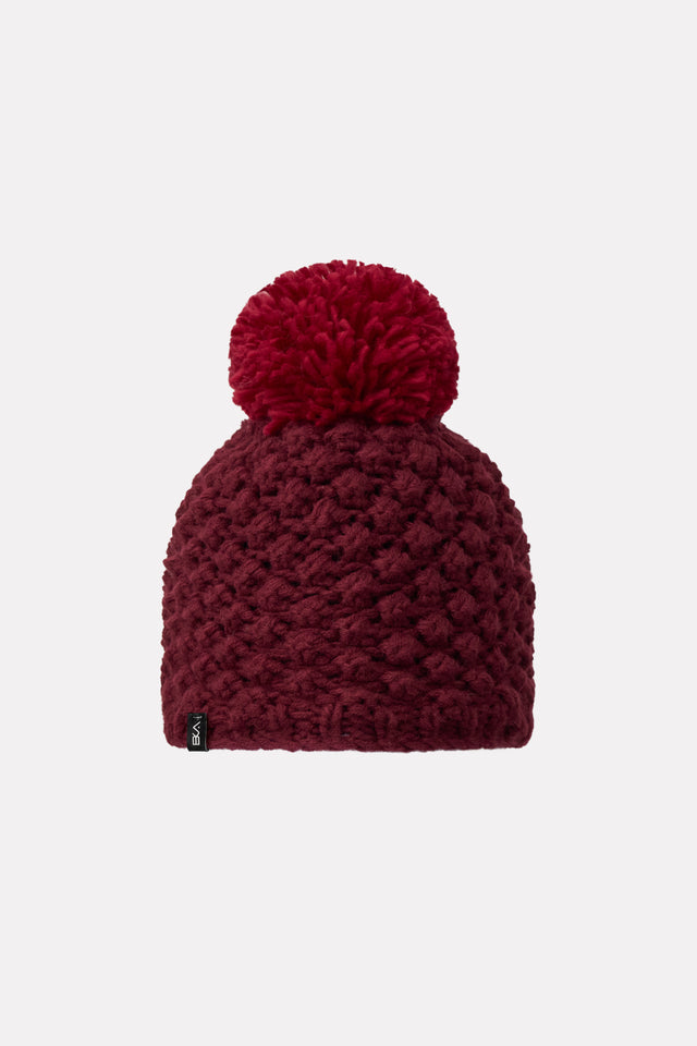 Berretto Donna Bubble Pon rosso borgogna