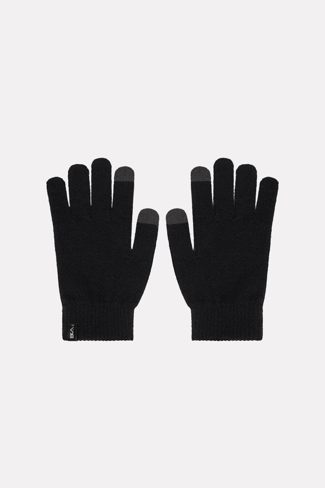 Magic Gloves Jr - Guanti Junior con pollice e indice adatti ai touch screen - nero