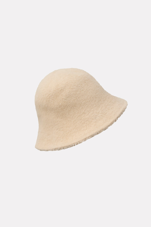 Cloche Donna Miley Natural bianca reverse