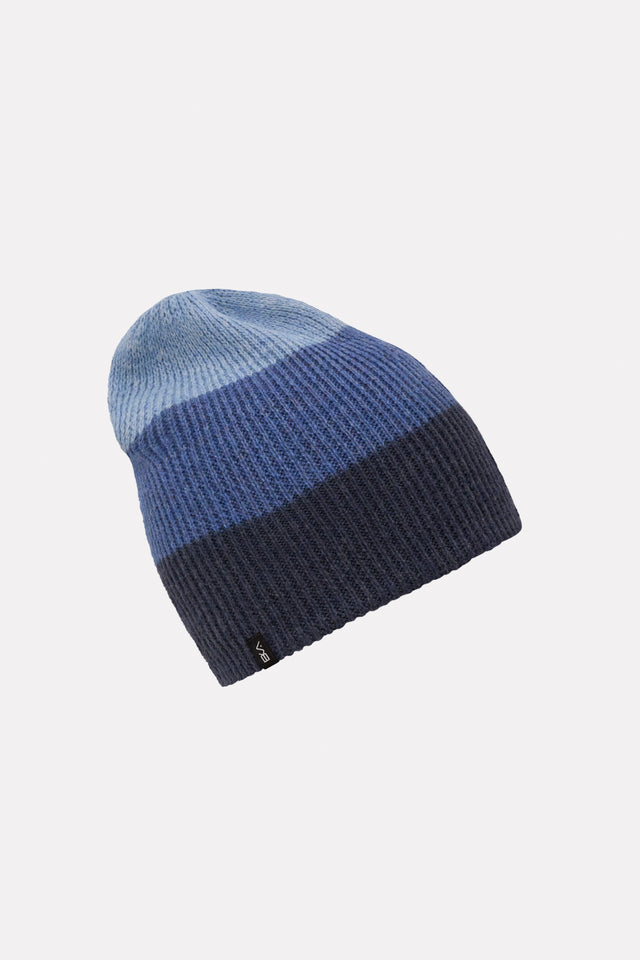 Berretto Uomo Reginald Stripes Long navy esterno