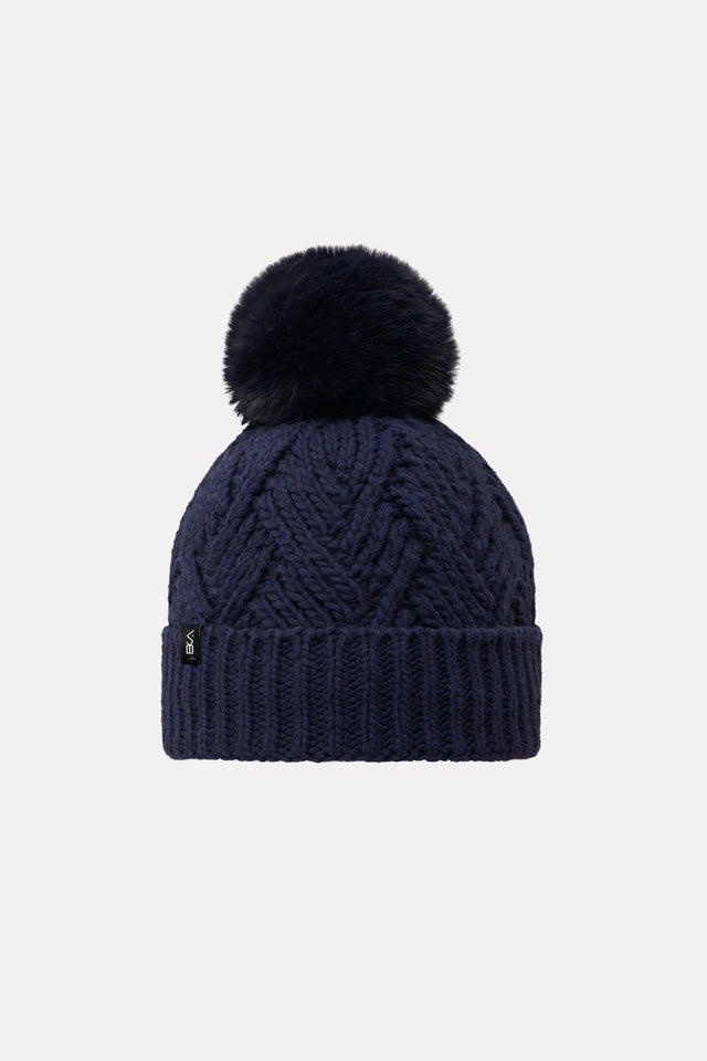 Berretto Donna Virna Eco Pon blu