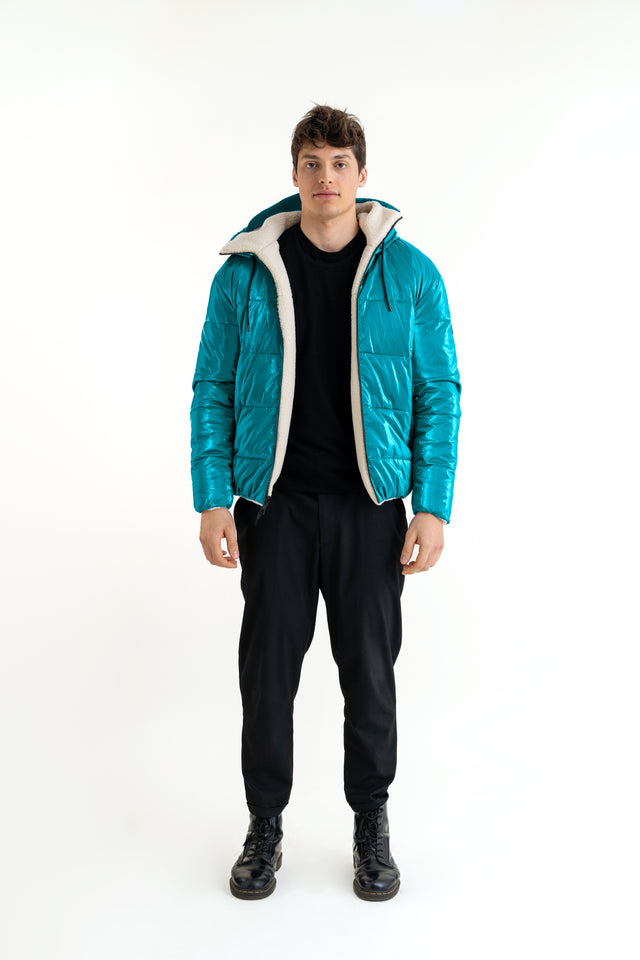 Giacca Uomo Teddy Reversibile
