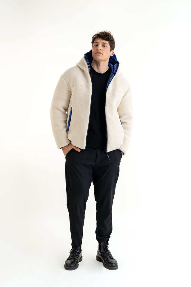 Giacca Uomo Teddy Reversibile