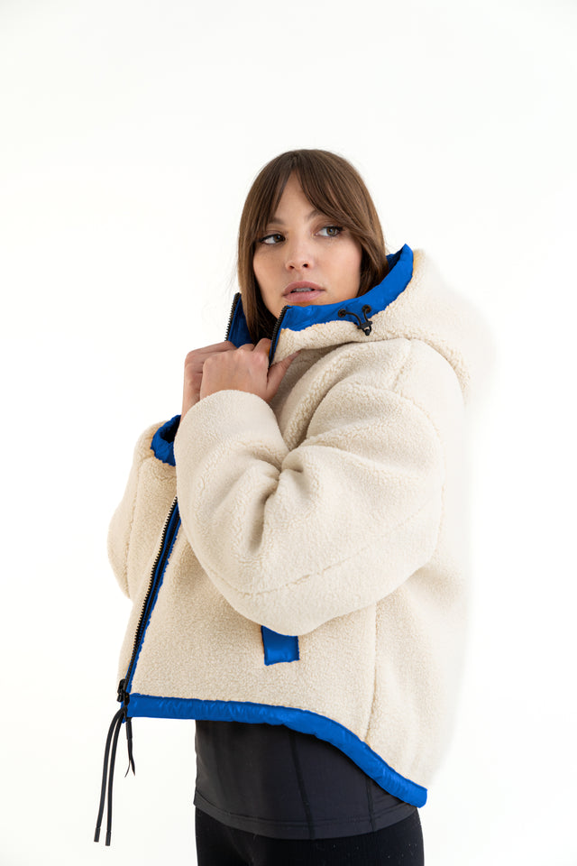 Giacca Donna Teddy Reversibile
