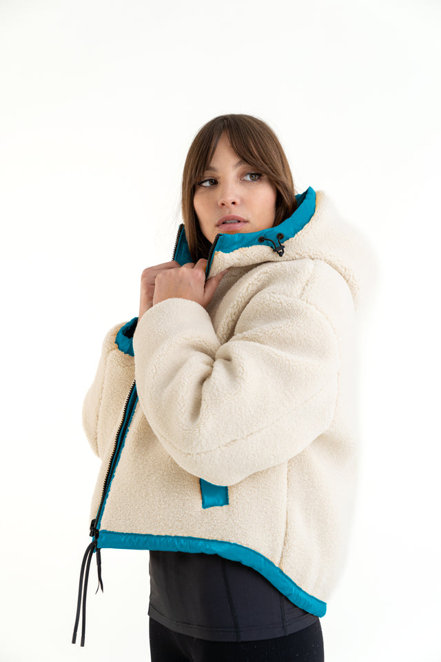 Giacca Donna Teddy Reversibile