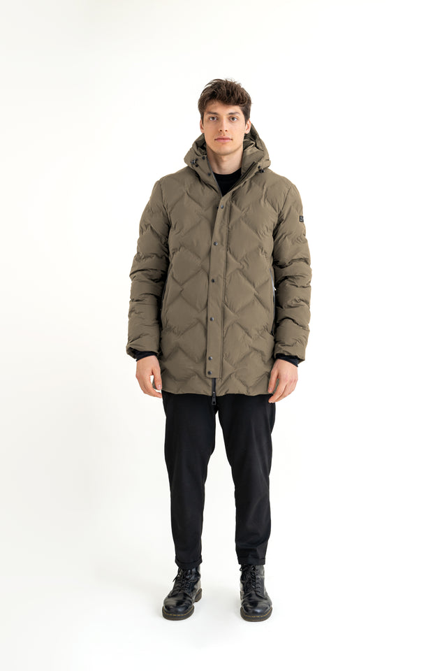 Giacca Uomo Long Trapuntata Laser