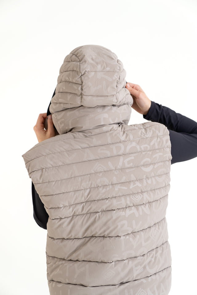 Gilet Donna Lungo Holiday Print