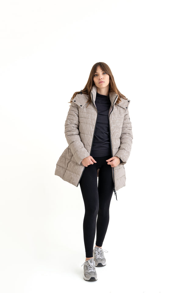 Giacca Donna Lunga Holiday Print