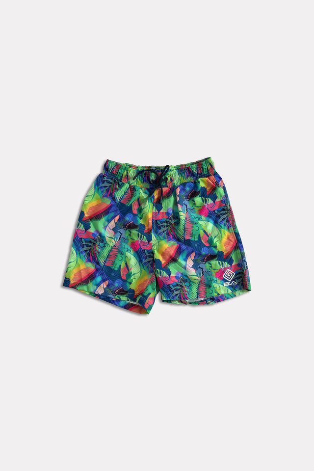 Costume uomo a pantaloncino con elastico in vita e coulisse. Due ampie tasche e rete interna molto confortevole, progettata per fornire supporto e copertura.